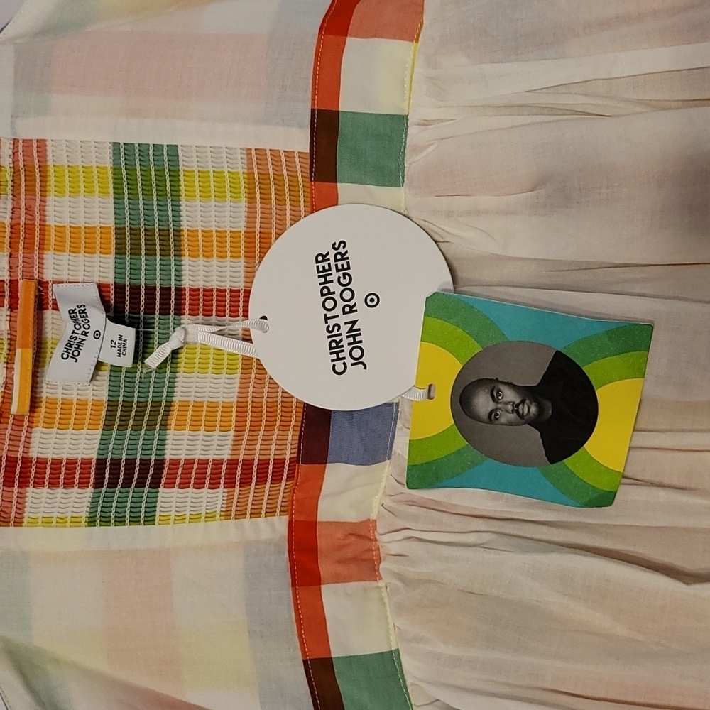 Christopher John Rogers  for Target Plaid Wide Strap Dress - Picture 14 of 16